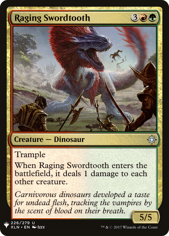 Raging Swordtooth [Mystery Booster]