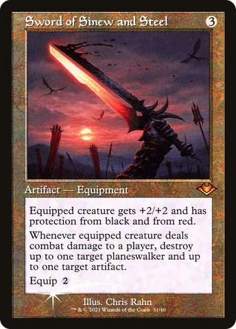 Sword of Sinew and Steel (Retro) [Modern Horizons]