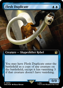 Flesh Duplicate (Extended Art) (Surge Foil) [Doctor Who]