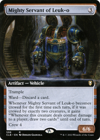Mighty Servant of Leuk-o (Extended Art) [Commander Legends: Battle for Baldur's Gate]