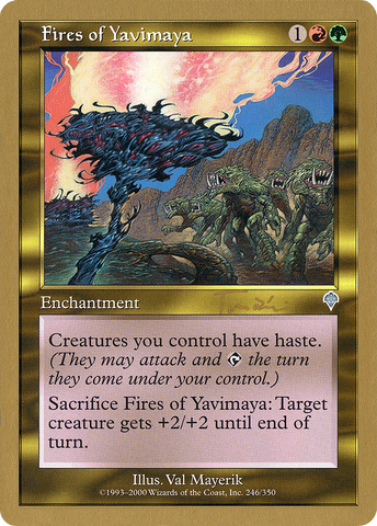 Fires of Yavimaya (Jan Tomcani) [World Championship Decks 2001]