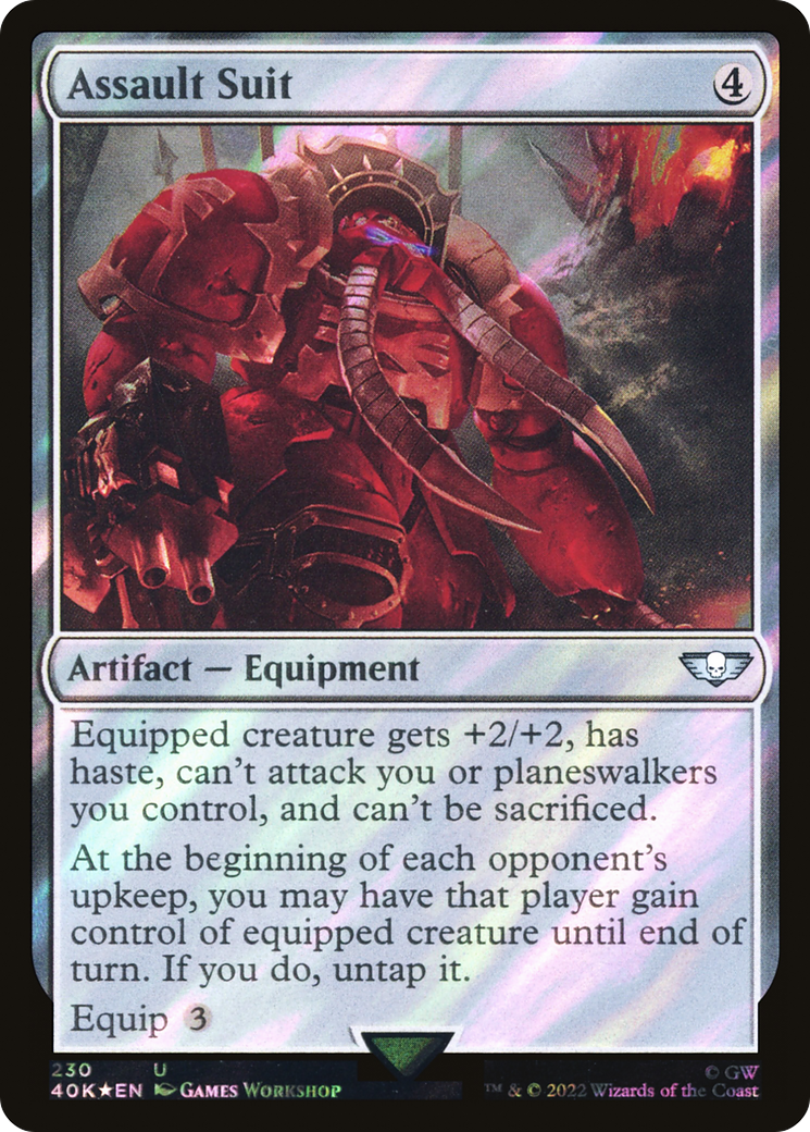 Assault Suit (Surge Foil) [Universes Beyond: Warhammer 40,000]