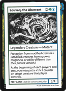 Louvaq, the Aberrant (2021 Edition) [Mystery Booster Playtest Cards]