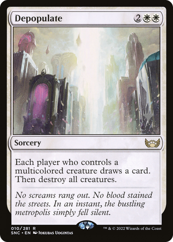 Depopulate (Promo Pack) [Streets of New Capenna Promos]