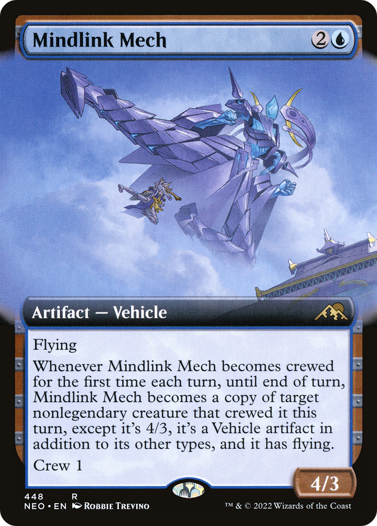 Mindlink Mech (Extended Art) [Kamigawa: Neon Dynasty]