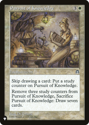 Pursuit of Knowledge [The List]