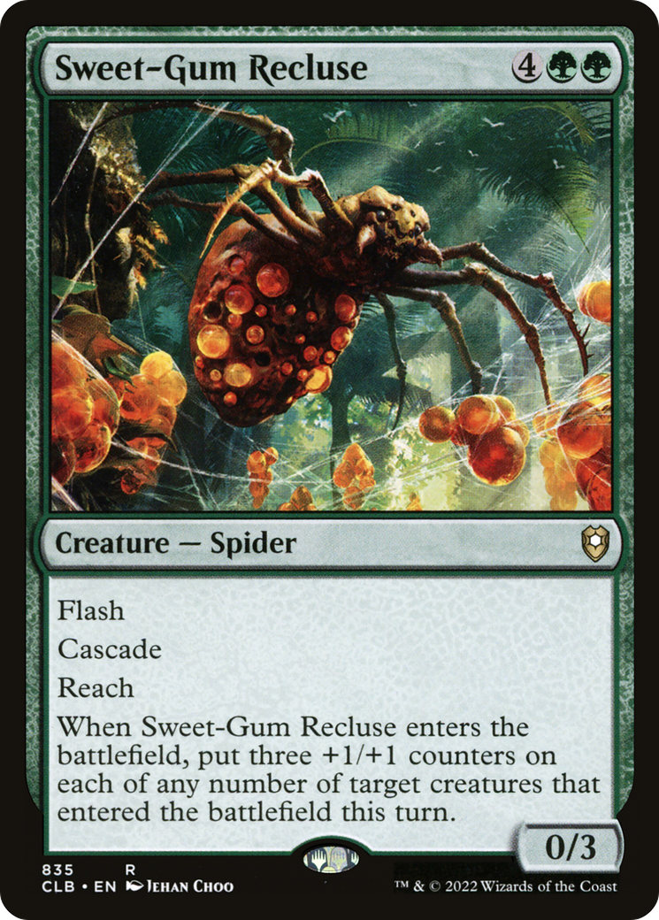 Sweet-Gum Recluse [Commander Legends: Battle for Baldur's Gate]