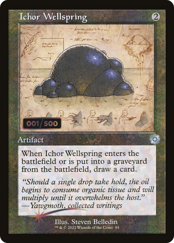 Ichor Wellspring (Retro Schematic) (Serial Numbered) [The Brothers' War Retro Artifacts]