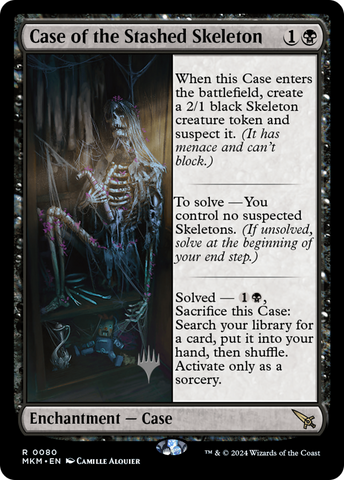 Case of the Stashed Skeleton (Promo Pack) [Murders at Karlov Manor Promos]