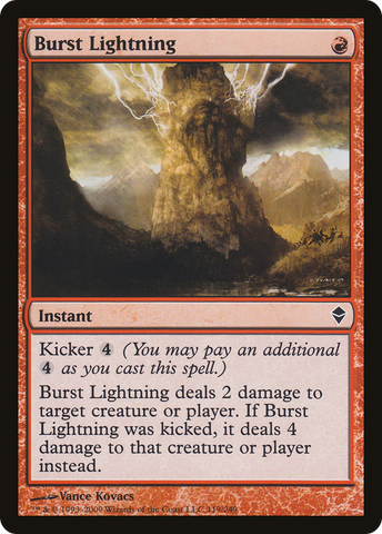 Burst Lightning [Zendikar]