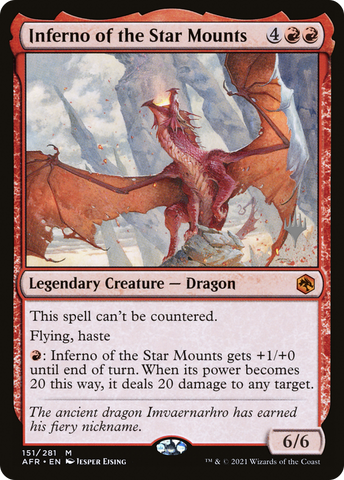 Inferno of the Star Mounts (Promo Pack) [Dungeons & Dragons: Adventures in the Forgotten Realms Promos]