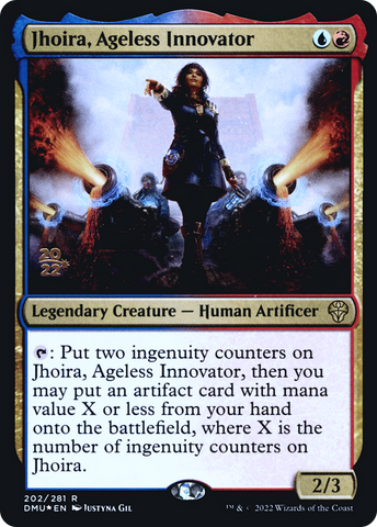 Jhoira, Ageless Innovator [Dominaria United Prerelease Promos]