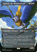 Kastral, the Windcrested (Borderless) (Raised Foil) [Bloomburrow]