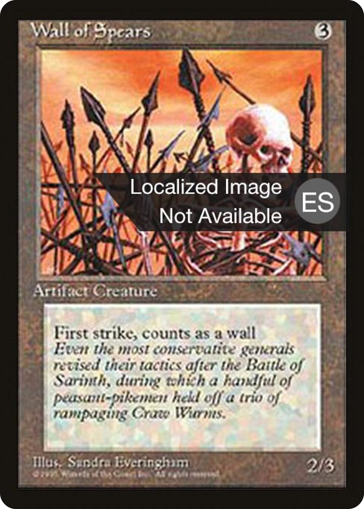 Wall of Spears [Fourth Edition Foreign Black Border]
