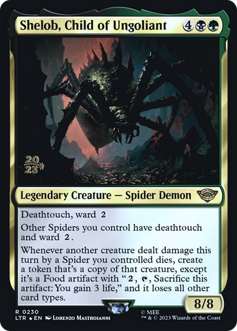 Shelob, Child of Ungoliant [The Lord of the Rings: Tales of Middle-Earth Prerelease Promos]