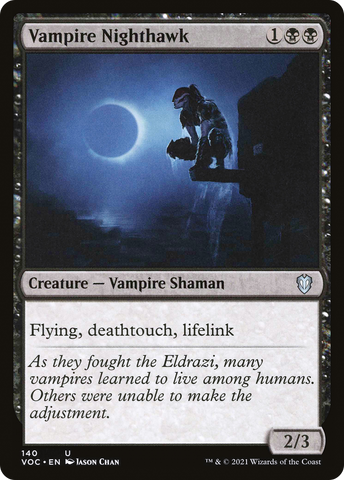 Vampire Nighthawk [Innistrad: Crimson Vow Commander]