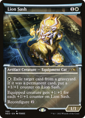 Lion Sash (Showcase Soft Glow) [Kamigawa: Neon Dynasty]