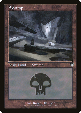 Swamp (034) (Retro) [The Brothers' War Commander]