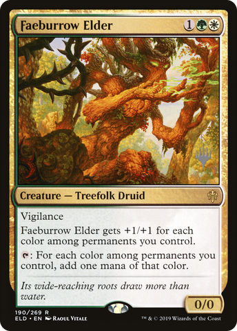 Faeburrow Elder (Promo Pack) [Throne of Eldraine Promos]