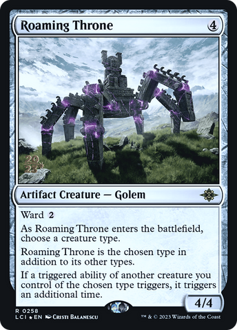 Roaming Throne [The Lost Caverns of Ixalan Prerelease Cards]