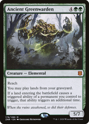 Ancient Greenwarden (Promo Pack) [Zendikar Rising Promos]