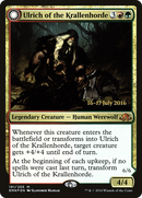 Ulrich of the Krallenhorde // Ulrich, Uncontested Alpha  [Eldritch Moon Prerelease Promos]
