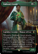 Emissary Green (Borderless) [Ravnica: Clue Edition]