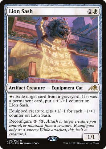 Lion Sash (Promo Pack) [Kamigawa: Neon Dynasty Promos]