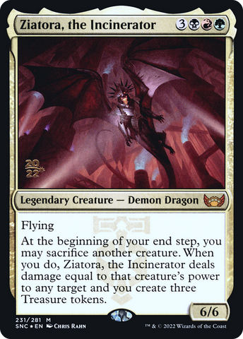 Ziatora, the Incinerator [Streets of New Capenna Prerelease Promos]