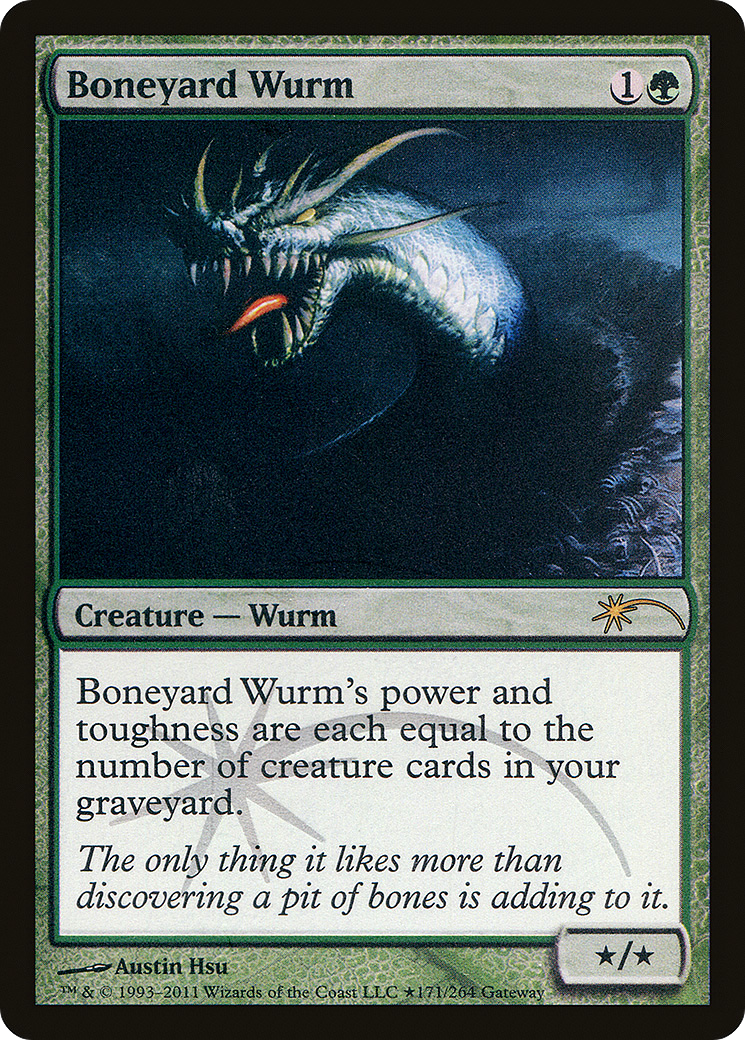 Boneyard Wurm [Wizards Play Network 2011]