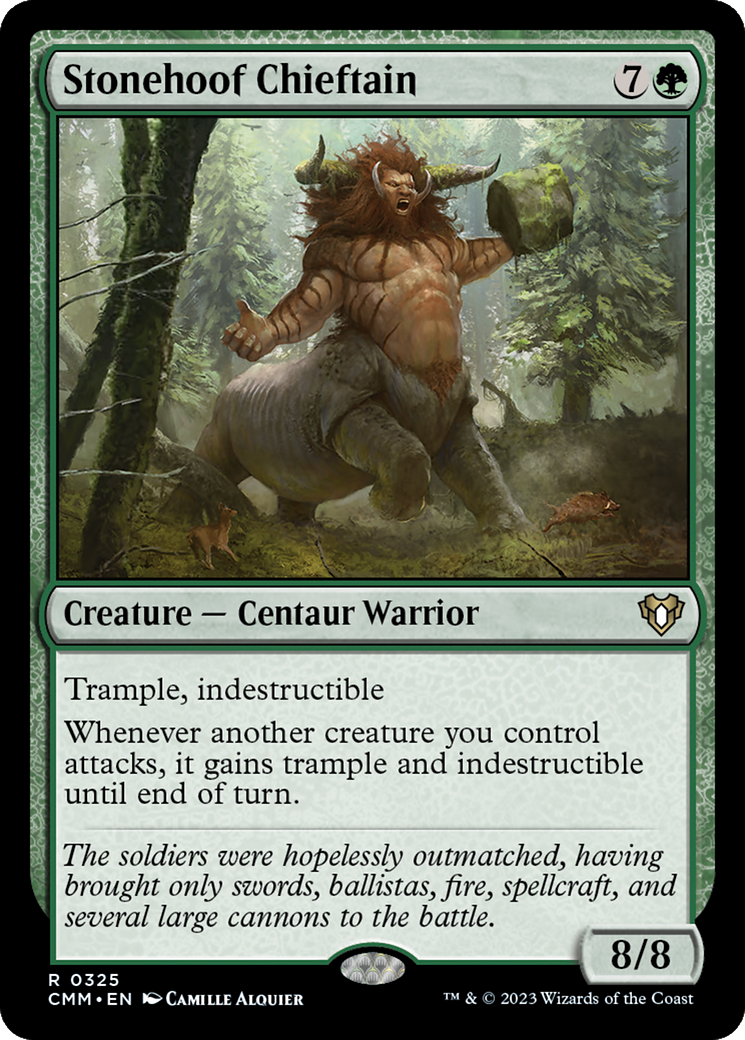 Stonehoof Chieftain [Commander Masters]