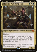 Shanna, Purifying Blade (Promo Pack) [Dominaria United Promos]