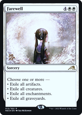Farewell [Kamigawa: Neon Dynasty Prerelease Promos]