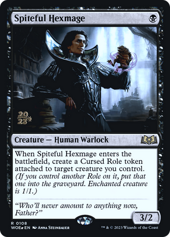 Spiteful Hexmage [Wilds of Eldraine Prerelease Promos]