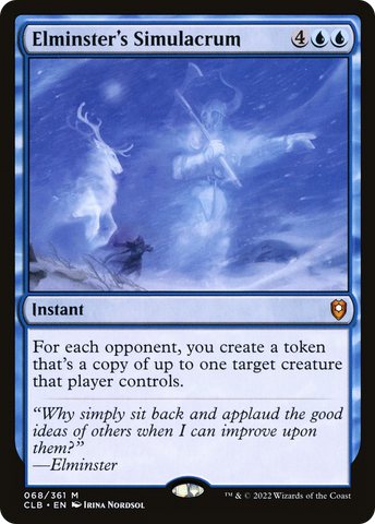 Elminster's Simulacrum [Commander Legends: Battle for Baldur's Gate]