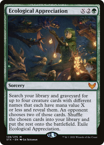 Ecological Appreciation (Promo Pack) [Strixhaven: School of Mages Promos]