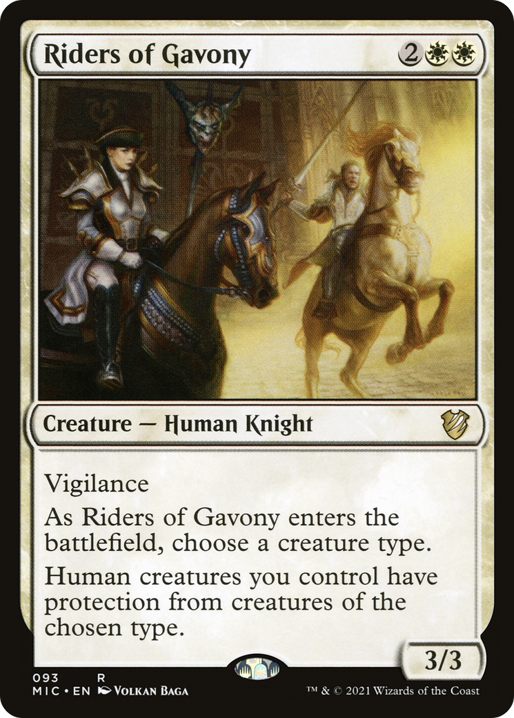Riders of Gavony [Innistrad: Midnight Hunt Commander]