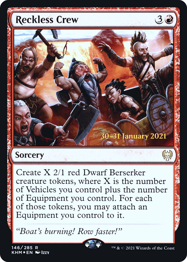 Reckless Crew  [Kaldheim Prerelease Promos]