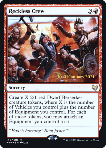 Reckless Crew  [Kaldheim Prerelease Promos]