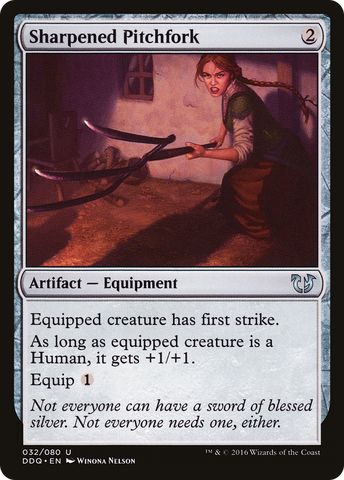 Sharpened Pitchfork [Duel Decks: Blessed vs. Cursed]