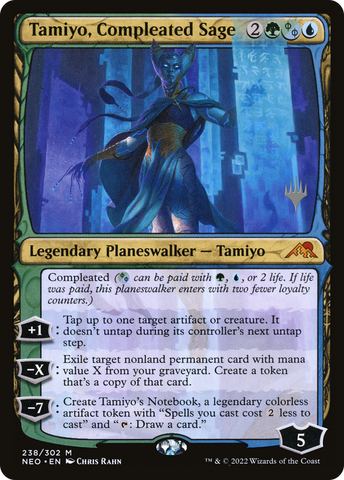 Tamiyo, Compleated Sage (Promo Pack) [Kamigawa: Neon Dynasty Promos]