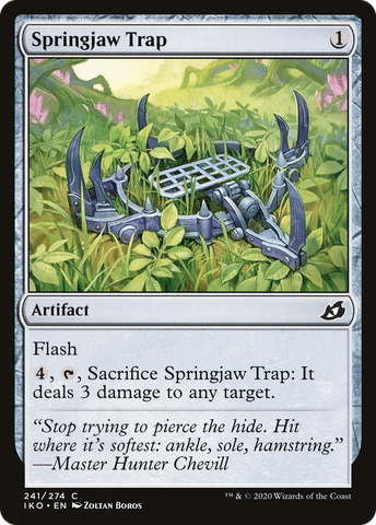 Springjaw Trap [Ikoria: Lair of Behemoths]