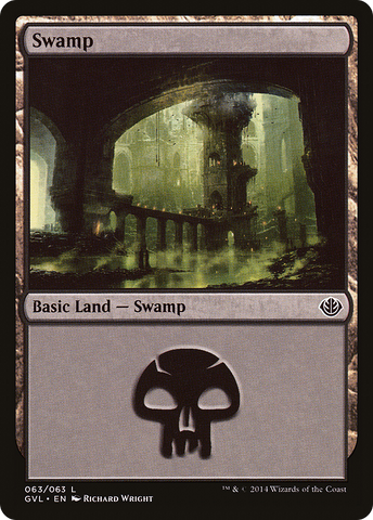 Swamp (63) (Garruk vs. Liliana) [Duel Decks Anthology]