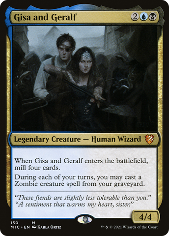 Gisa and Geralf [Innistrad: Midnight Hunt Commander]