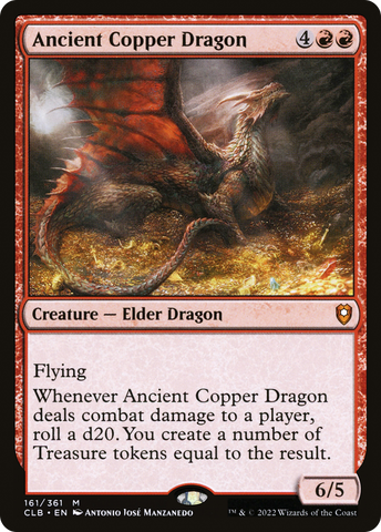 Ancient Copper Dragon [Commander Legends: Battle for Baldur's Gate]