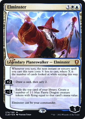 Elminster [Commander Legends: Battle for Baldur's Gate Prerelease Promos]