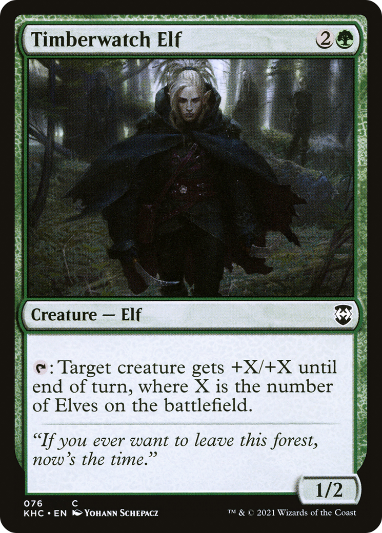 Timberwatch Elf [Kaldheim Commander]