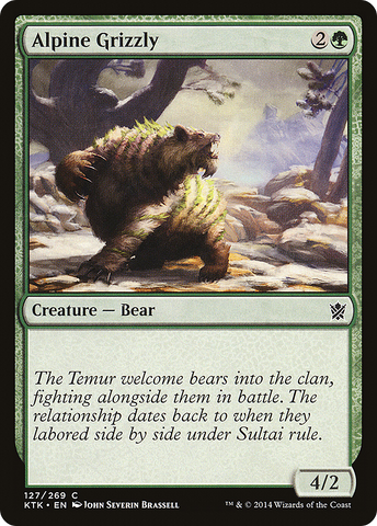 Alpine Grizzly [Khans of Tarkir]