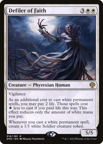 Defiler of Faith (Promo Pack) [Dominaria United Promos]