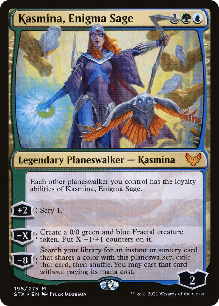 Kasmina, Enigma Sage (Promo Pack) [Strixhaven: School of Mages Promos]